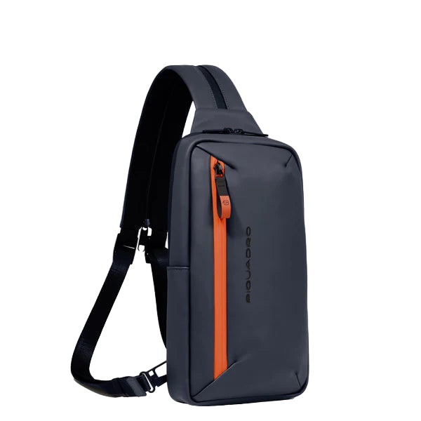 Monospalla/zaino in tessuto gommato Piquadro CA6466C2OW Blu