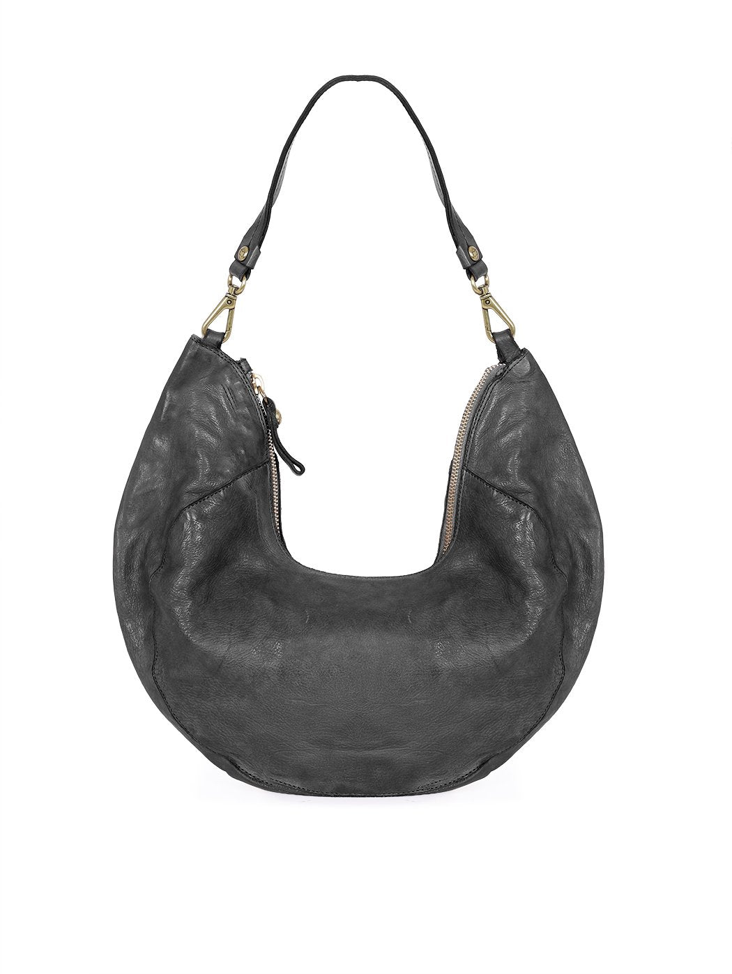 Borsa a spalla Dalia in pelle Campomaggi C042580ND X0001 MORO