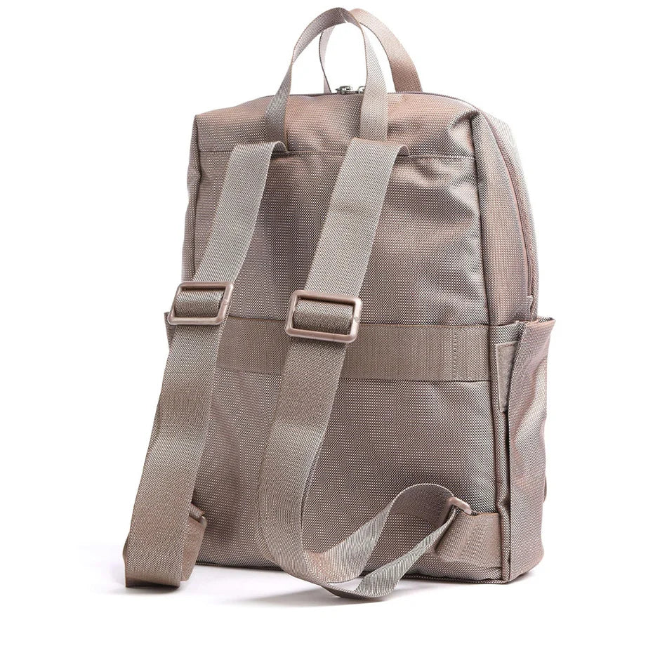 Backpack with 2 handles MD20 Mandarina Duck P10QMT17 Taupe