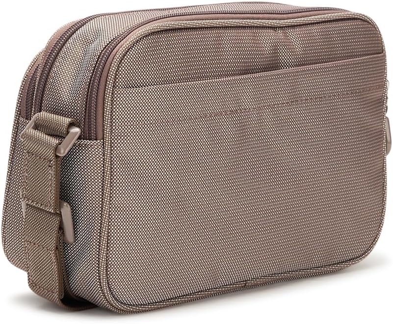 Tracolla doppio scomparto MD Mandarina Duck P10QMT72 Taupe