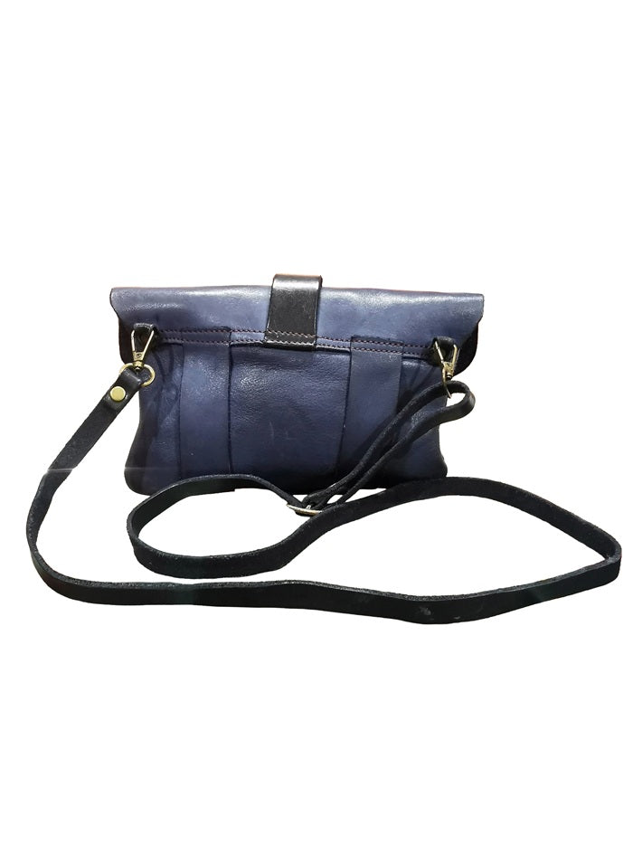 Pochette/marsupio in pelle Pelletteria Allegrini Filippo 1523 Blu