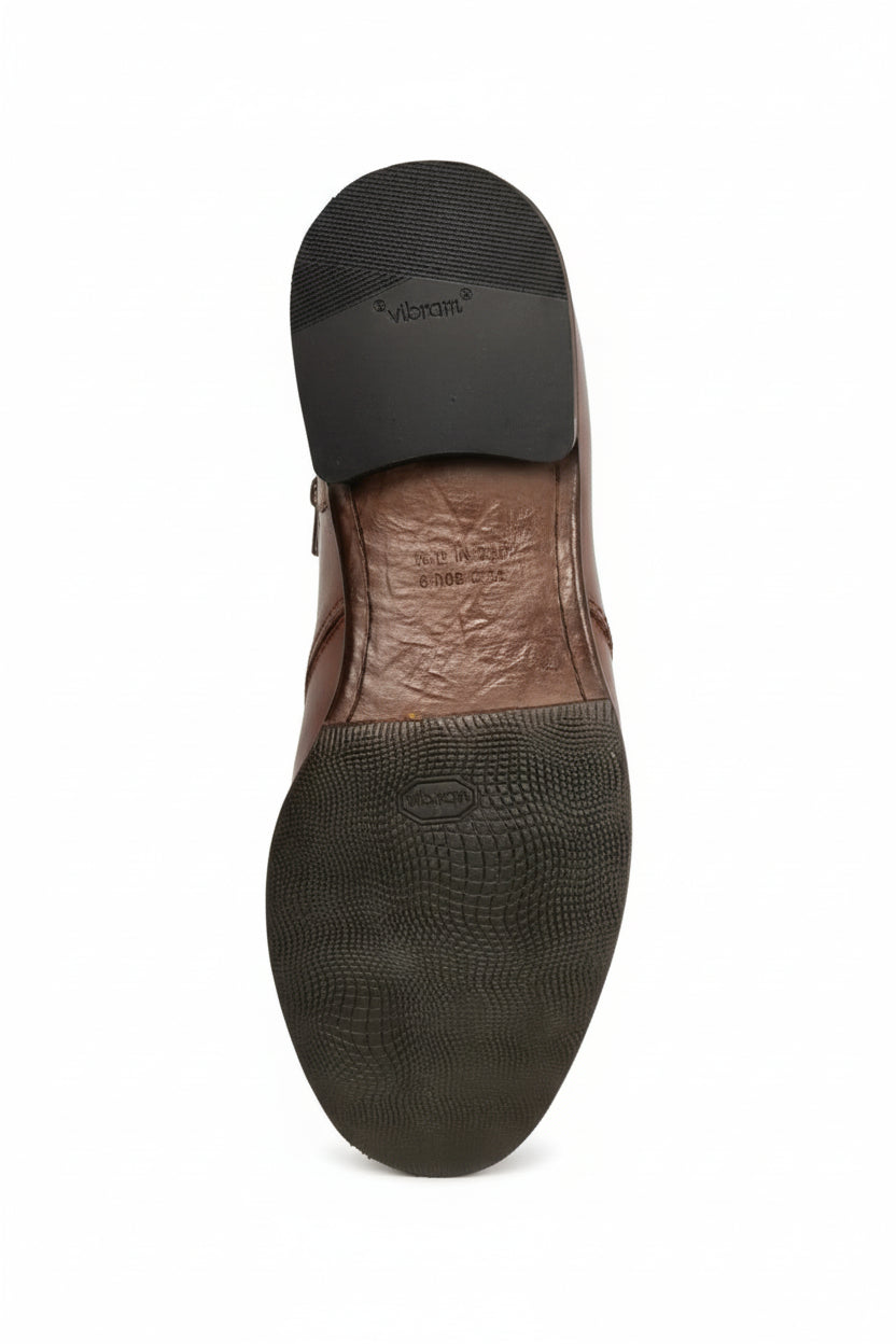 Polacchina donna in pelle Pelletteria Allegrini Filippo D264 Marrone
