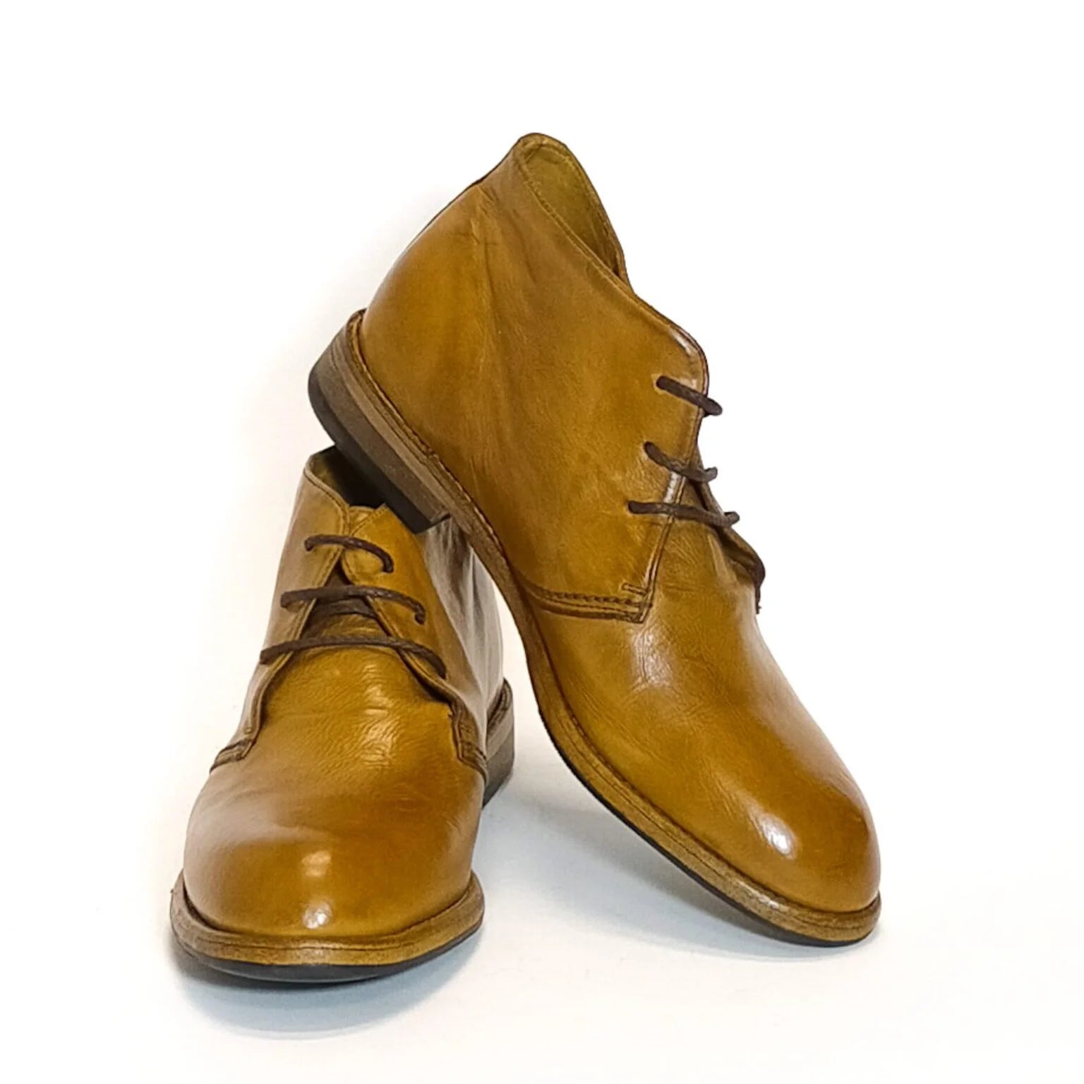 Polacchina donna in pelle Pelletteria Allegrini Filippo D264 Mogano