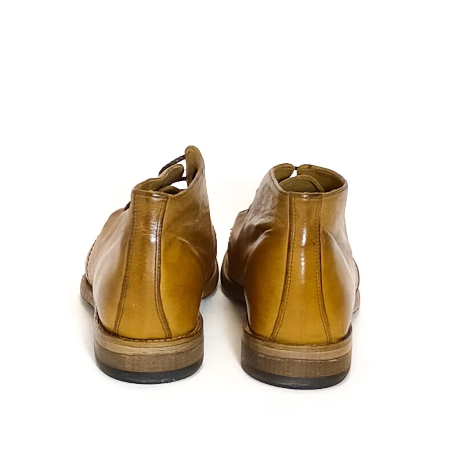 Polacchina donna in pelle Pelletteria Allegrini Filippo D264 Mogano