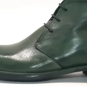 Polacchino uomo in pelle di bufalo Pelletteria Allegrini Filippo A477 Verde