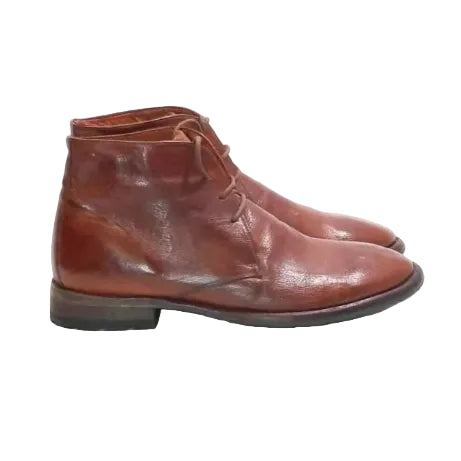 Polacchino uomo in pelle di bufalo Pelletteria Allegrini Filippo A477 coker - Pelletteria Allegrini