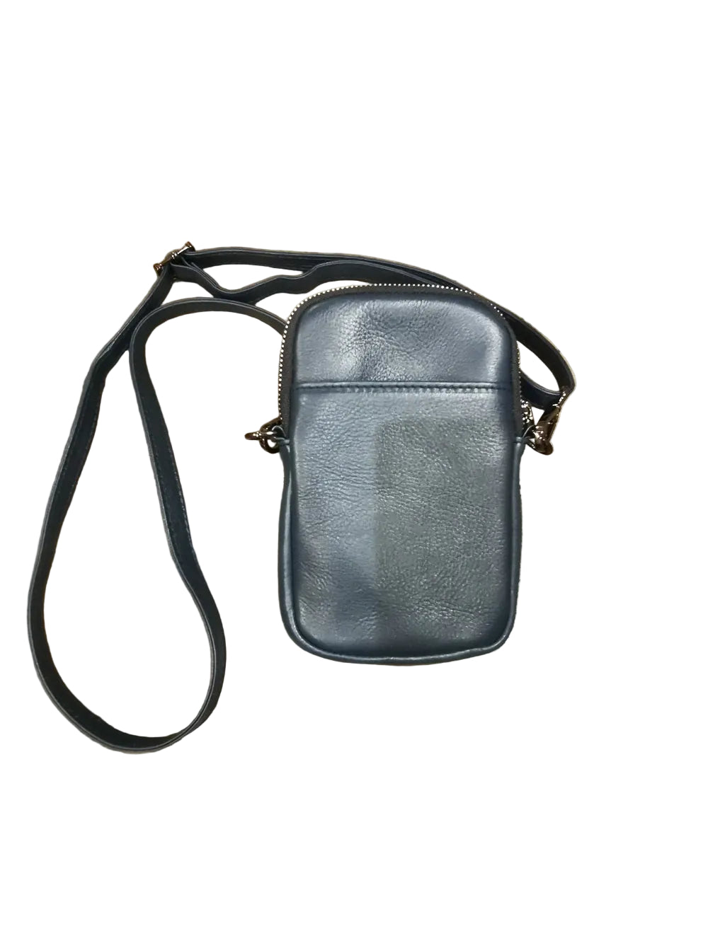 Portacellulare in pelle morbida Bruno Rossi R272 Blu