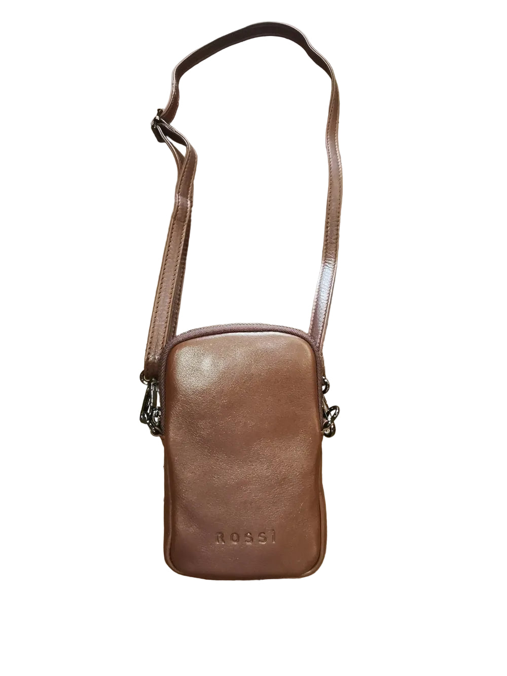 Portacellulare in pelle Bruno Rossi R272 Caffè