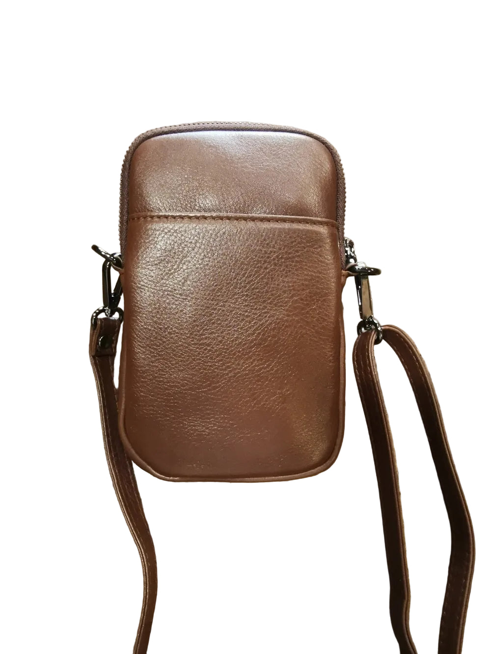 Portacellulare in pelle Bruno Rossi R272 Caffè