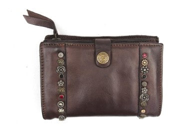 Leather wallet Bella di Notte Campomaggi C007530ND X2663 dark brown