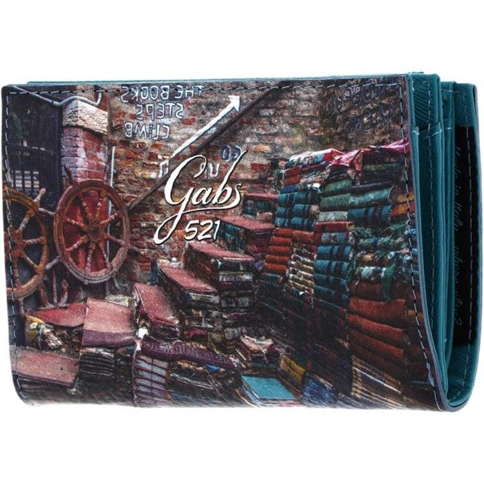 Portafoglio con stampa Gabs G000130ND-S0521-I22 GMoney14 "Libri Venezia"
