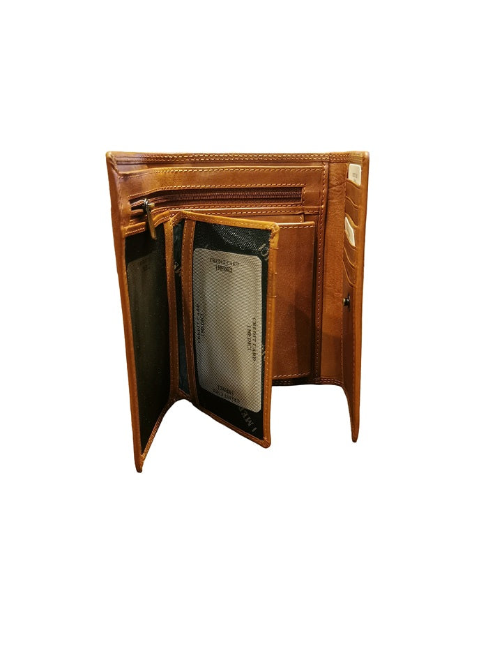 Portafoglio in cuoio I Medici 64/035 Marrone