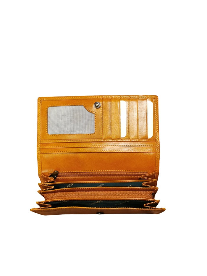 Leather Wallet I Medici 64/46 Yellow