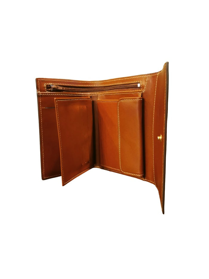 Leather Wallet Boldrini 0281 Golden