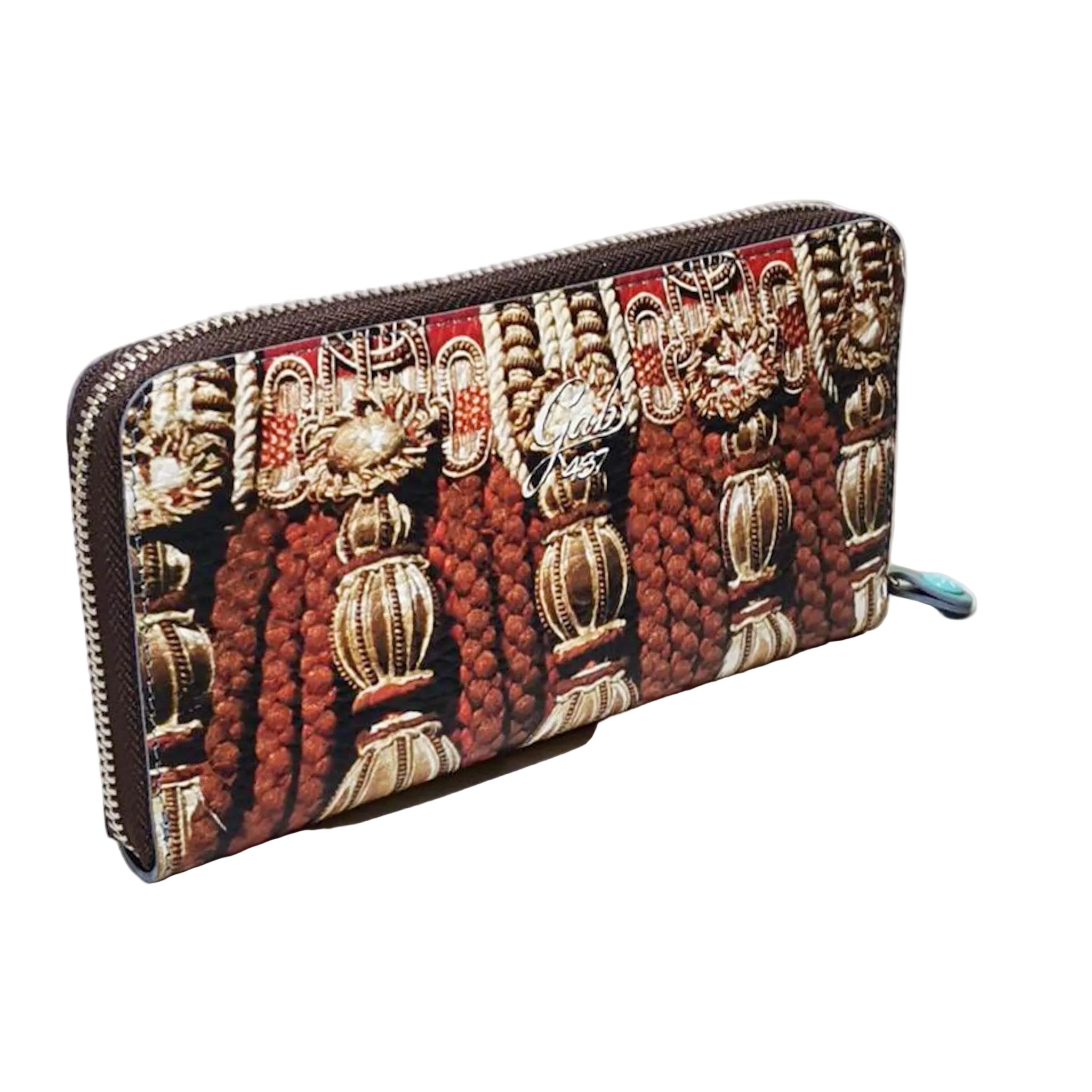 Portafoglio in pelle con stampa Gabs G000140ND-S0487 GMoney17 "Cordoni"