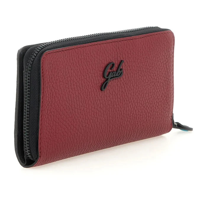 Portafoglio in pelle Gabs G000630ND-X2428 GMoney19 Lambrusco