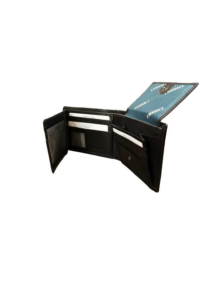 Leather Wallet I Medici 64/249 Black