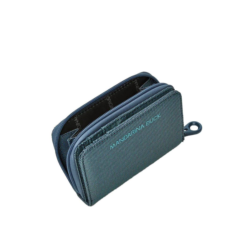 Fabric Wallet MD Mandarina Duck P10QMPN8 Blue wing