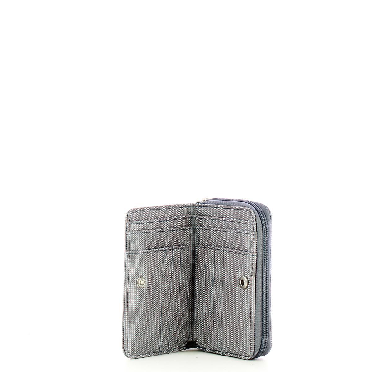 Fabric Wallet MD Mandarina Duck P10QMPN8 Summer fog