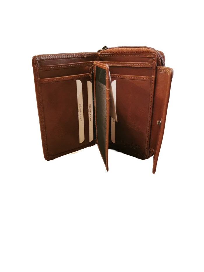 Medium Leather Wallet I Medici 64/07 Brown