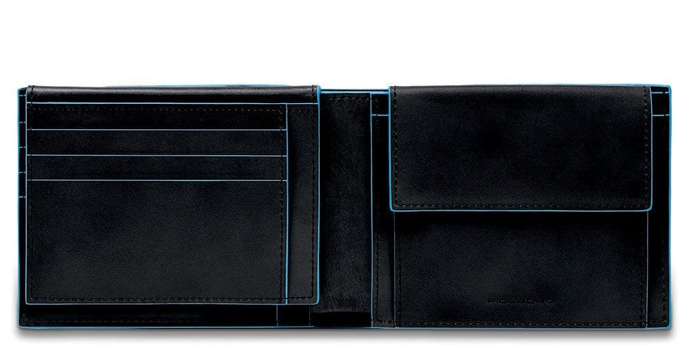 Portafogli uomo con porta documenti Piquadro PU1392B2R Nero