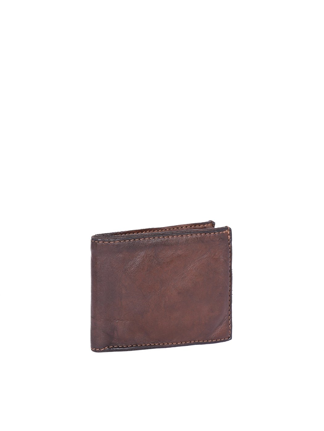 Portafoglio uomo con porta monete in pelle Campomaggi C014540ND X0001 testa di moro