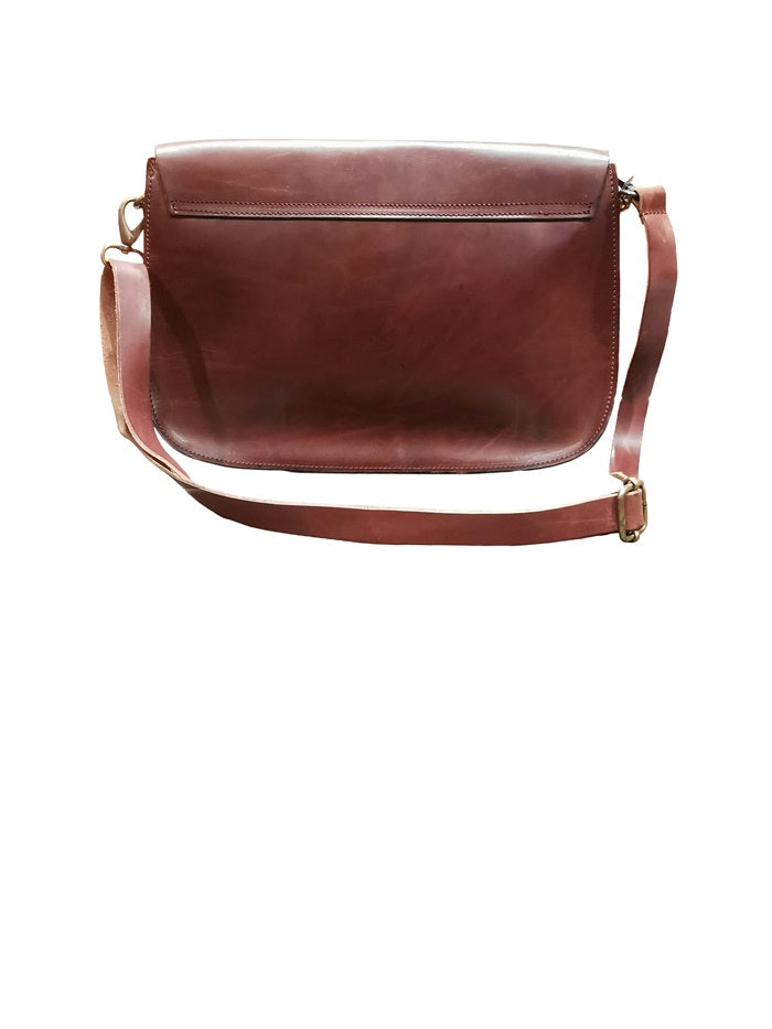 Postina in pelle Pelletteria Allegrini Filippo 1365 Testa di moro