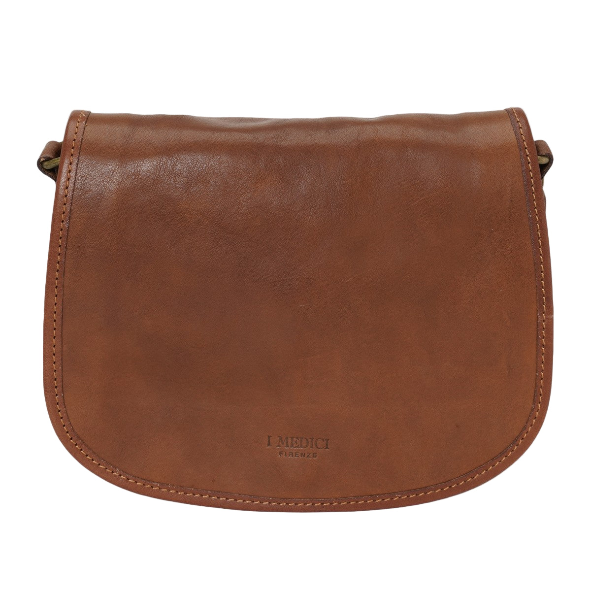 Postina stondata in pelle I Medici 63/3400 marrone