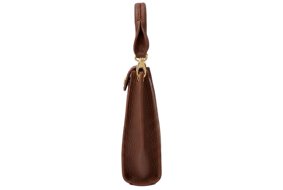 Borsa in pelle Visonà 22175 tabacco