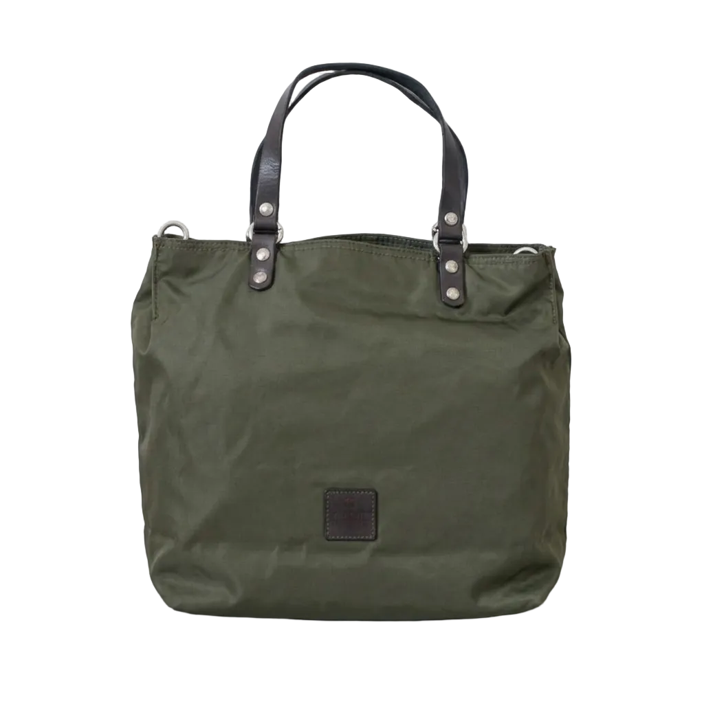 Shopping tessuto Vela di Campomaggi C041720ND X2772 verde militare