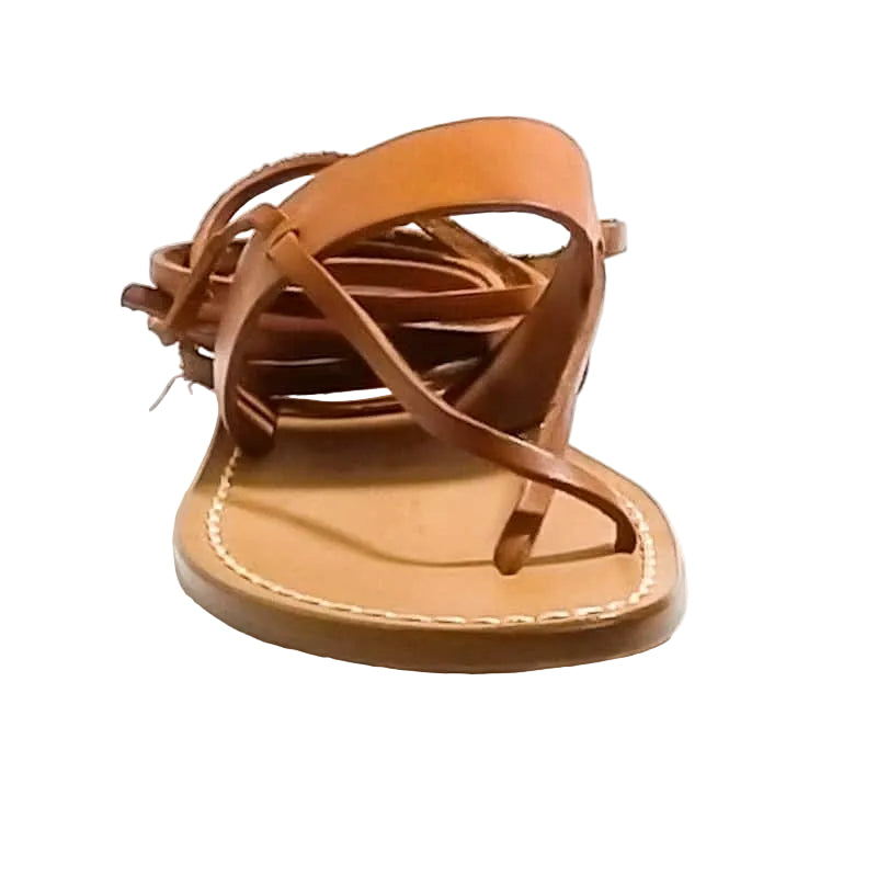 Women's leather gladiator sandal Pelletteria Allegrini Filippo 524D leather