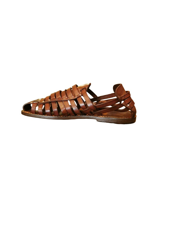 Sandalo in cuoio da uomo Pelletteria Allegrini Filippo 520U chianti