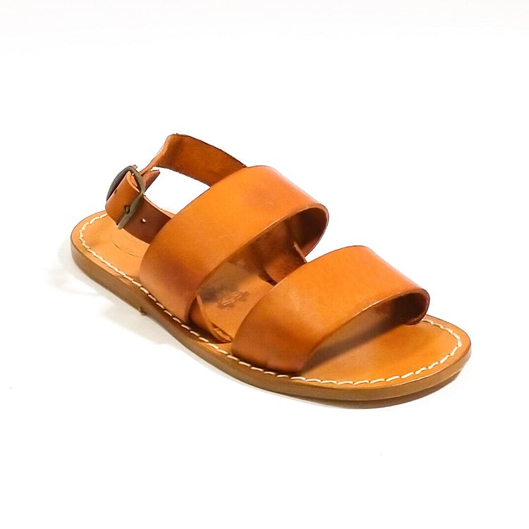 Sandalo in cuoio francescano uomo Pelletteria Allegrini Filippo 500XU cuoio