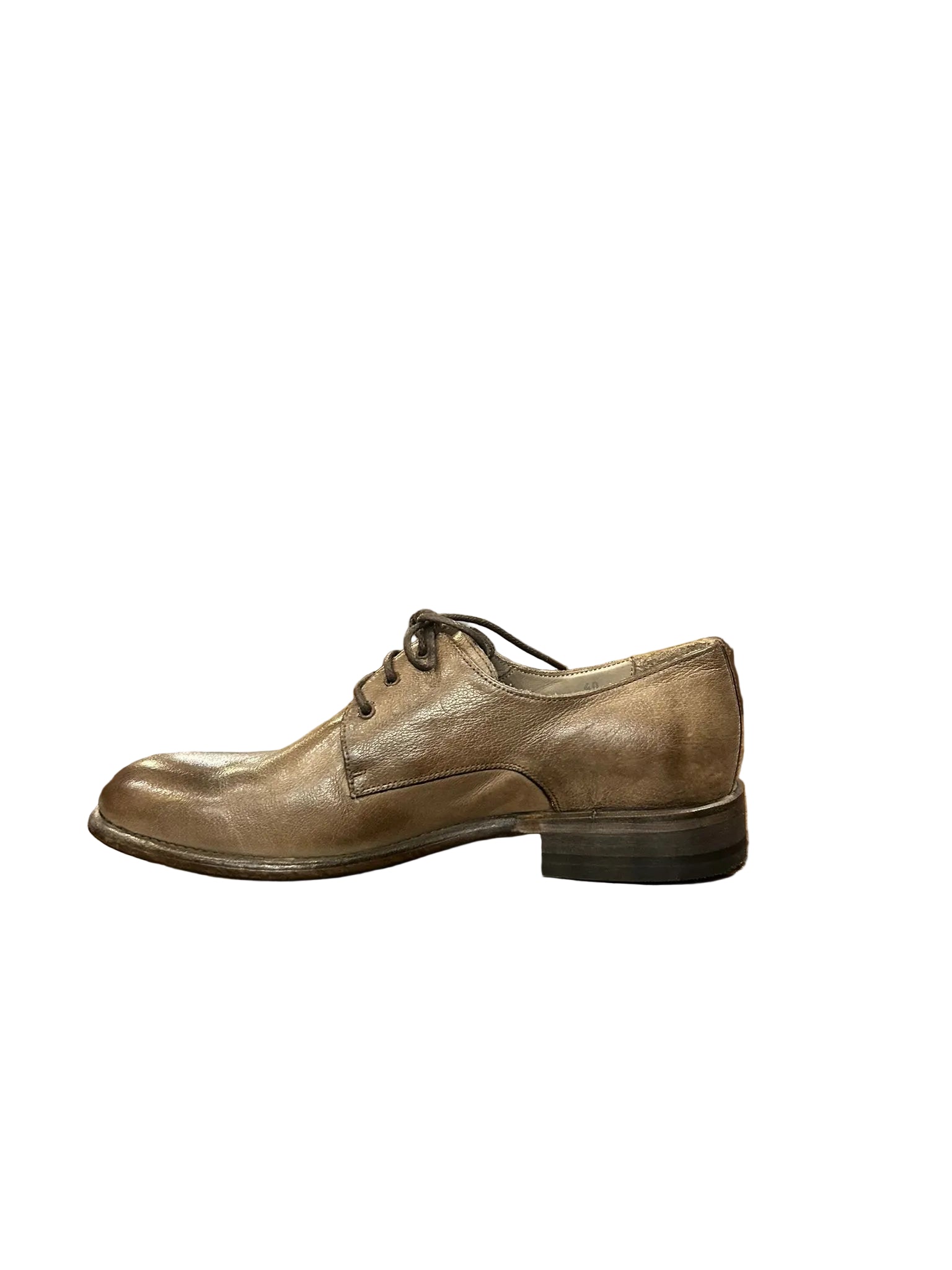 Men's leather shoes Pelletteria Allegrini Filippo E126 taupe