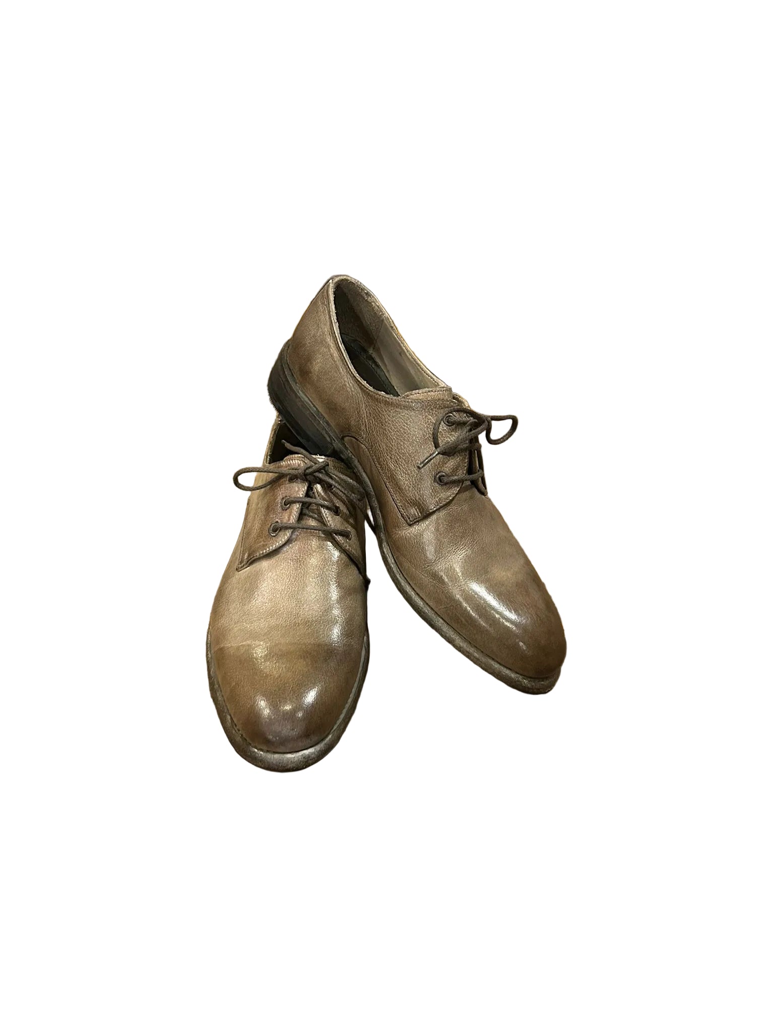 Men's leather shoes Pelletteria Allegrini Filippo E126 taupe