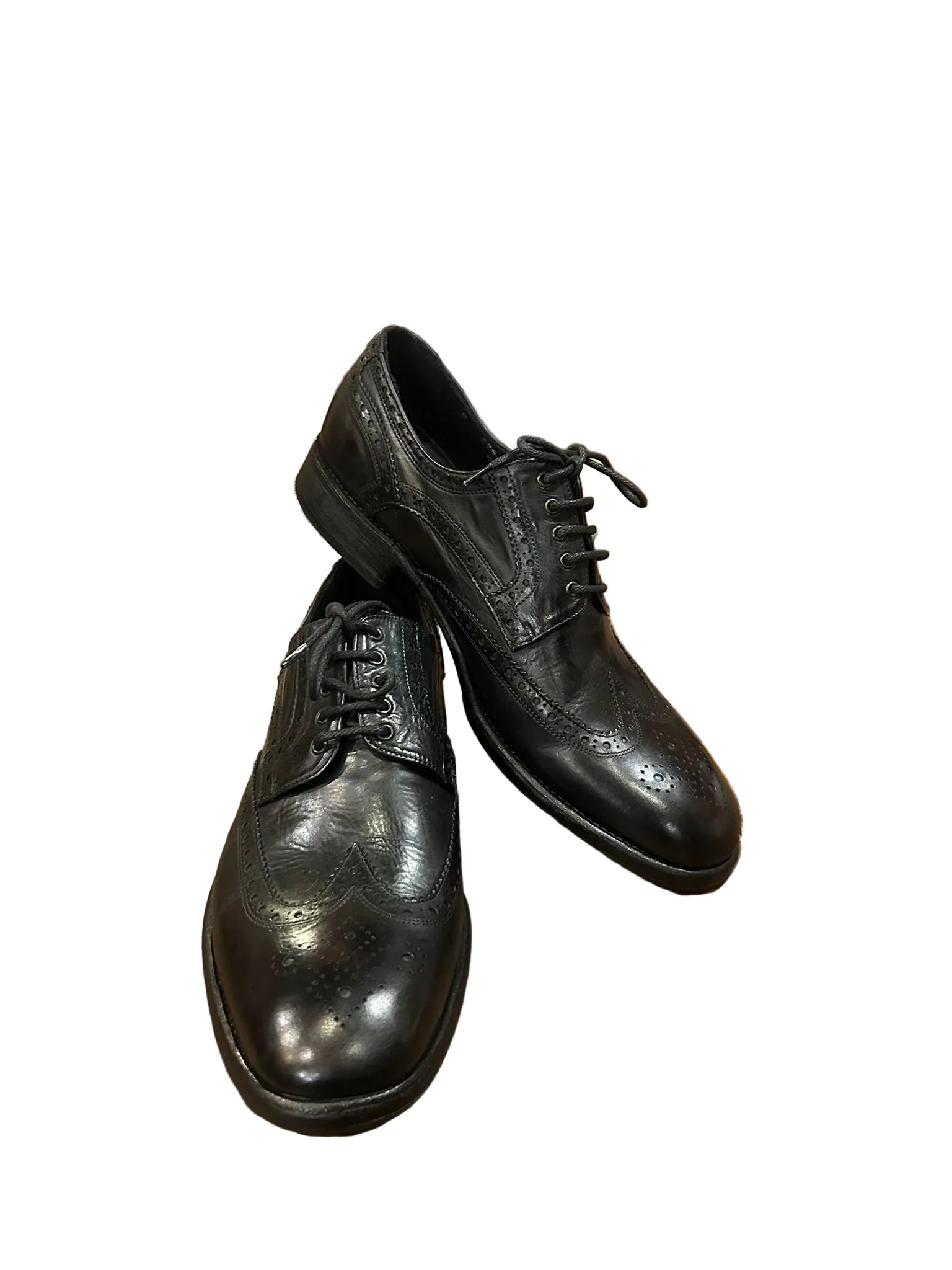Men's leather shoes Pelletteria Allegrini Filippo A628 black