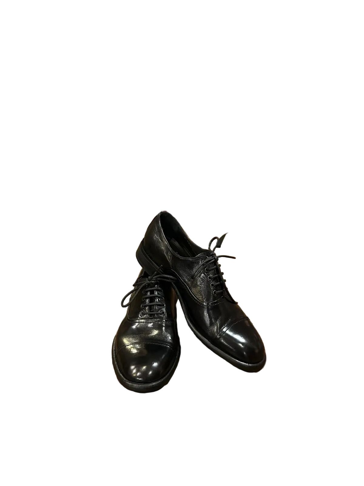 Scarpa stringata uomo in pelle Pelletteria Allegrini Filippo a964 nero