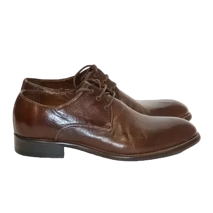 Scarpa stringata uomo in pelle Pelletteria Allegrini Filippo E126 Marrone - Pelletteria Allegrini