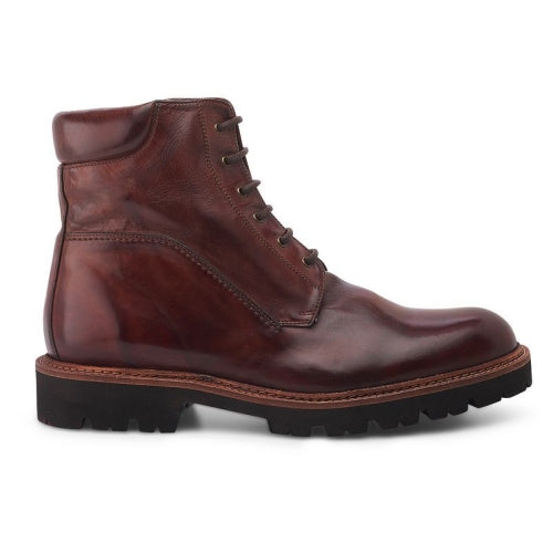 Scarpone da uomo in pelle Pelletteria Allegrini Filippo CALUSO Marrone