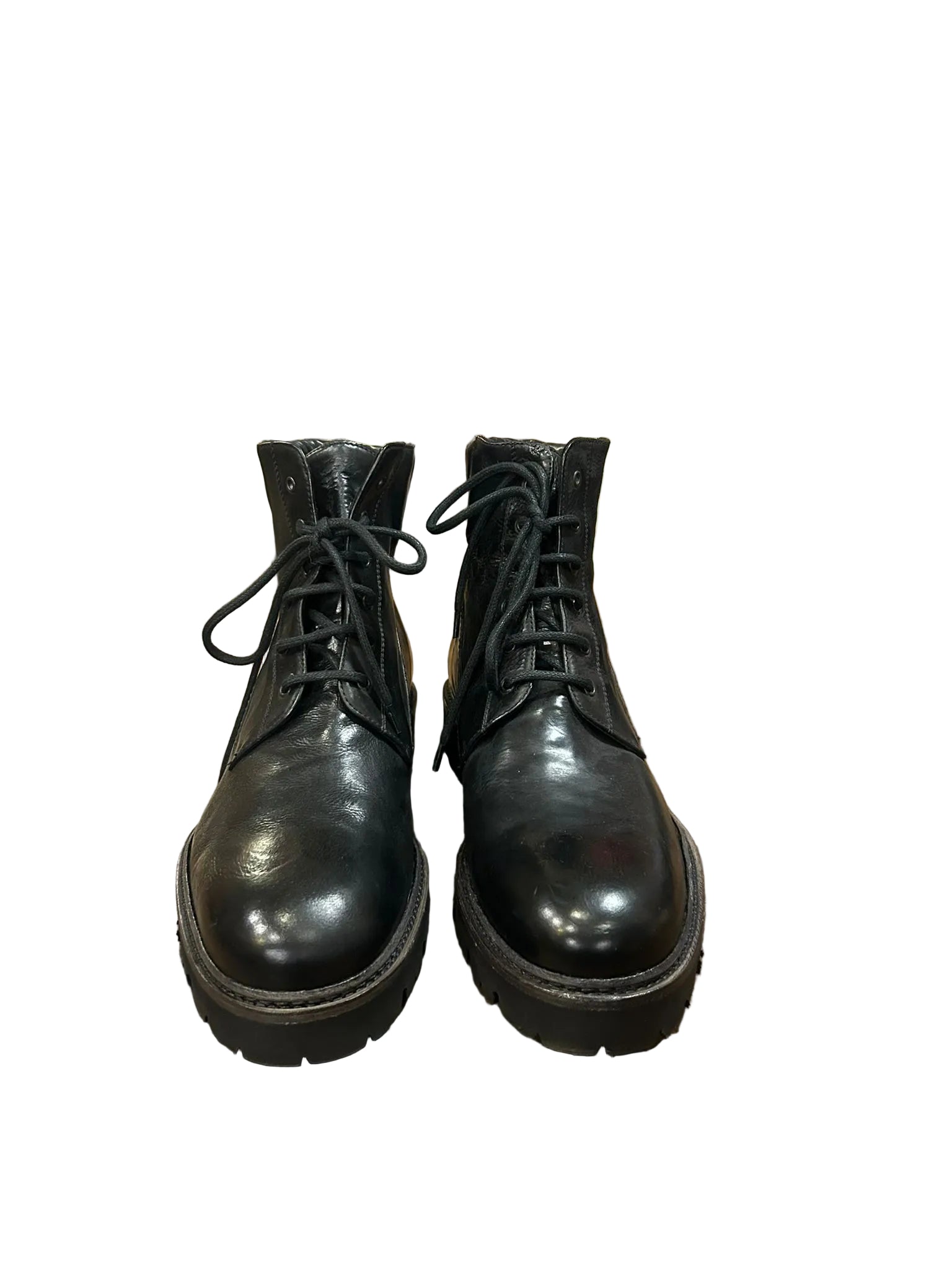 Scarpone da uomo in pelle Pelletteria Allegrini Filippo CALUSO Nero