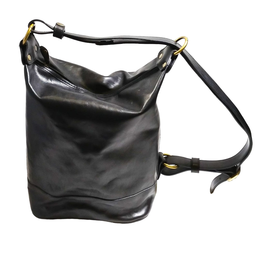 Secchiello/zaino in pelle I Medici 63/1100 nero