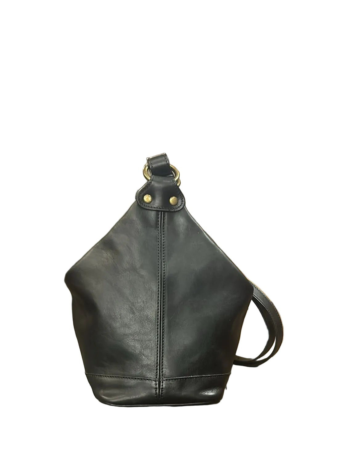 Secchiello/zaino in pelle I Medici 63/1100 nero