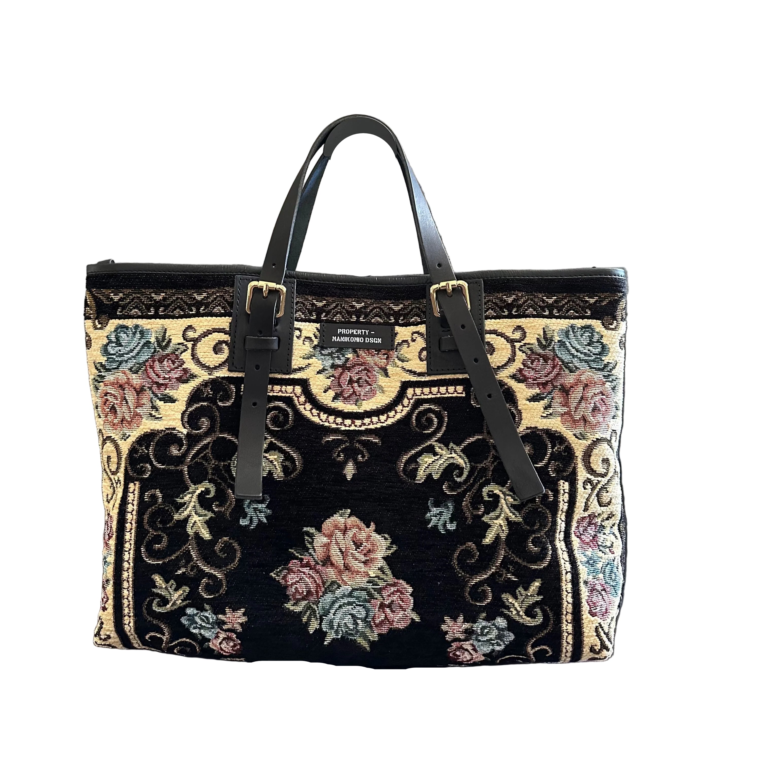 Shopping bag MANIKOMIO DESIGN 2 PROJECT "RUG" Nero