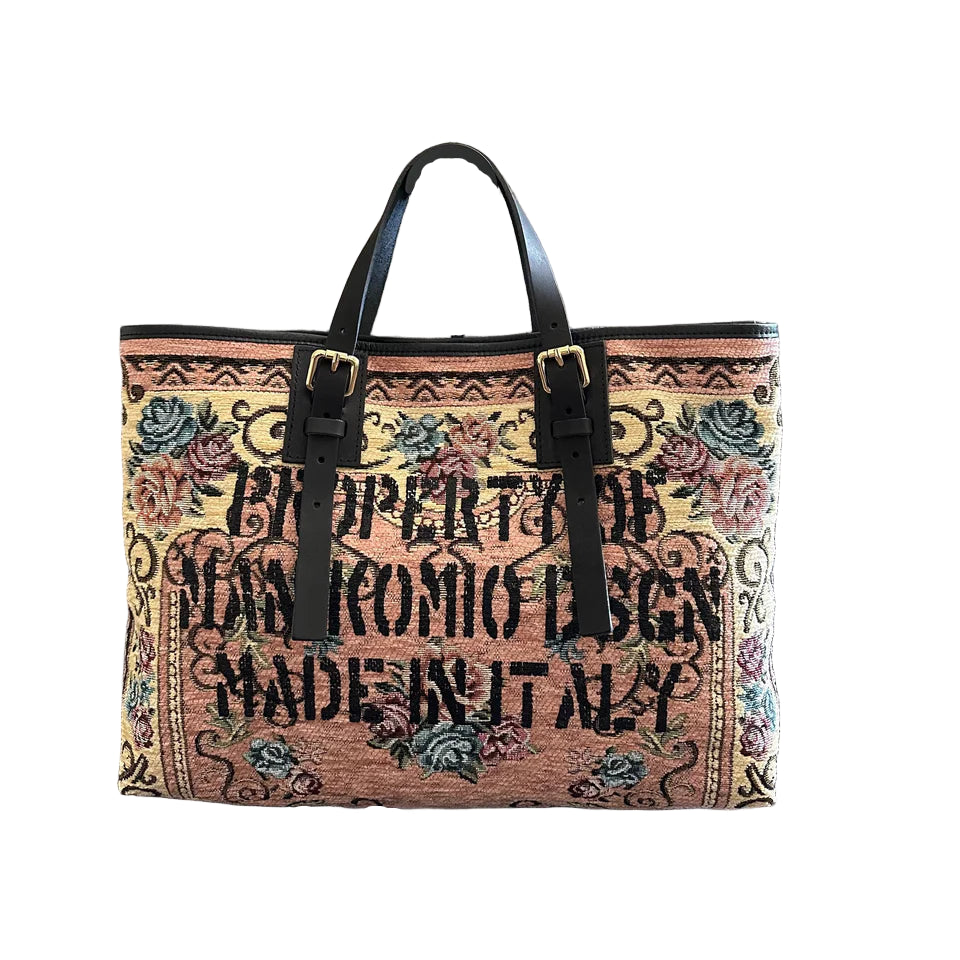 Shopping bag MANIKOMIO DESIGN 2 PROJECT "RUG" Rosa