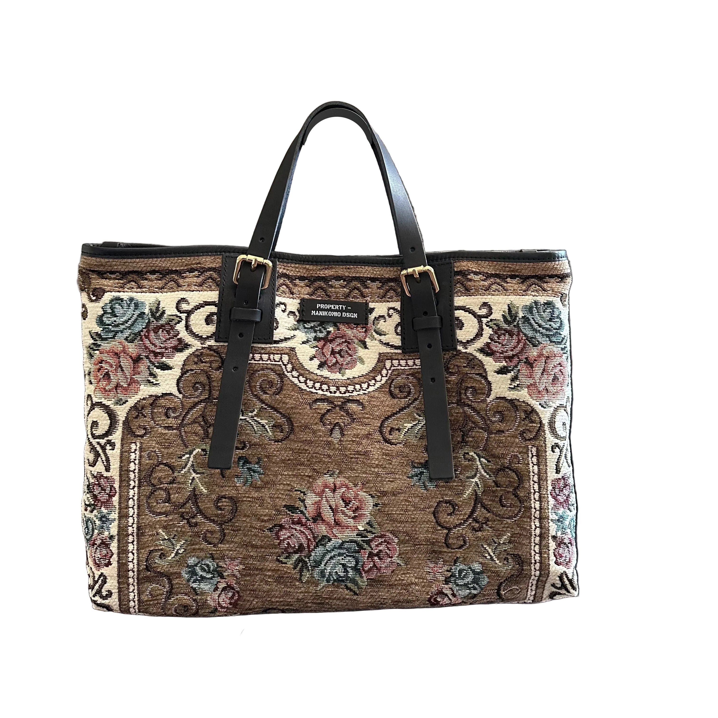 Shopping bag MANIKOMIO DESIGN 2 PROJECT "RUG" Havana