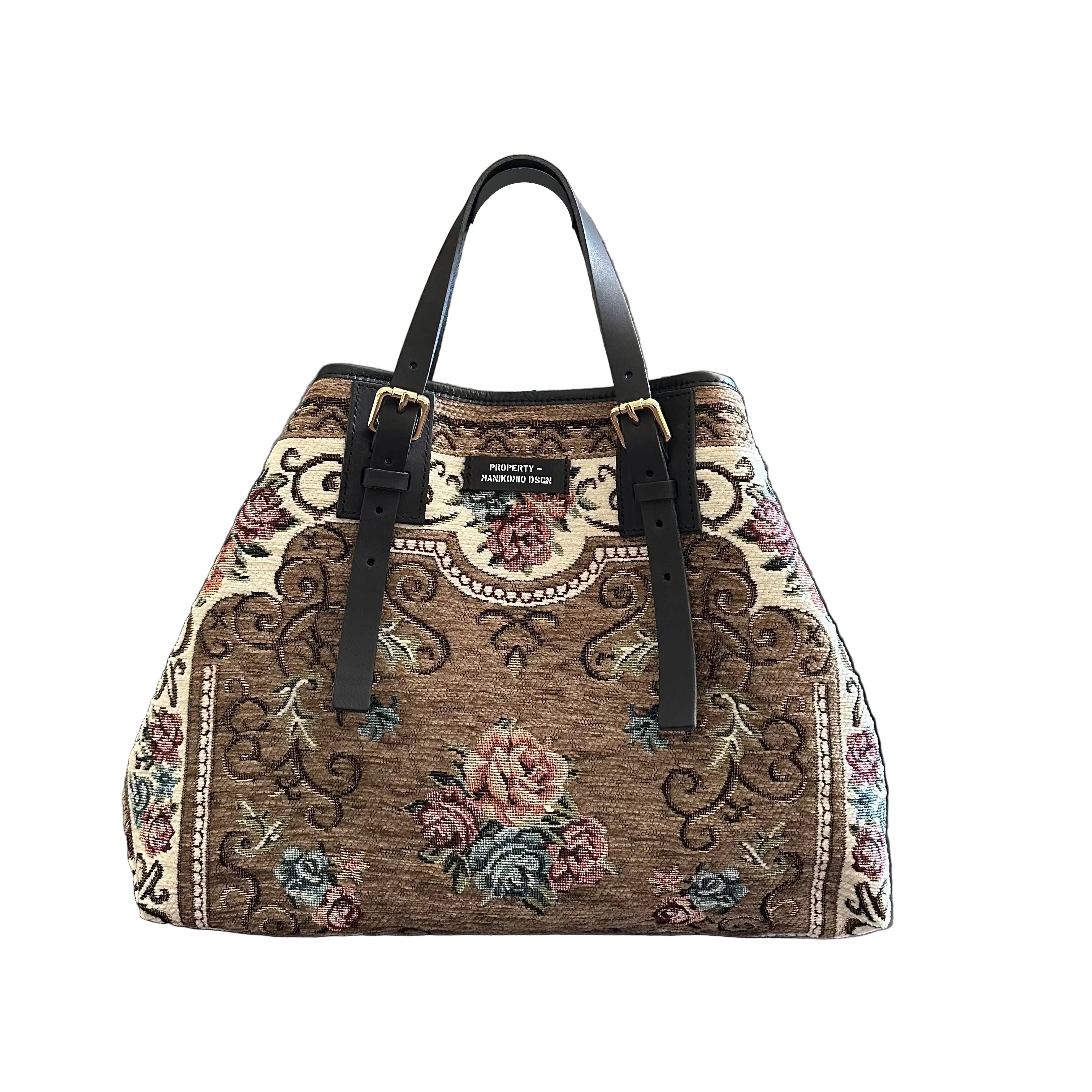 Shopping bag MANIKOMIO DESIGN 2 PROJECT "RUG" Havana