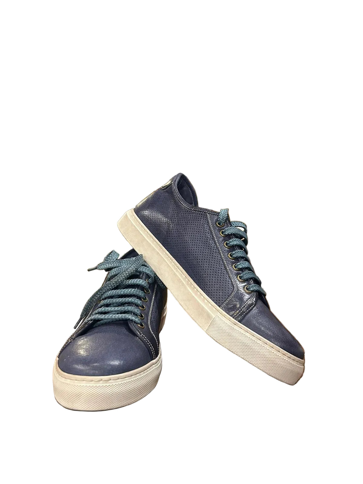 Sneakers uomo in pelle Pelletteria Allegrini Filippo Z841 Jeans
