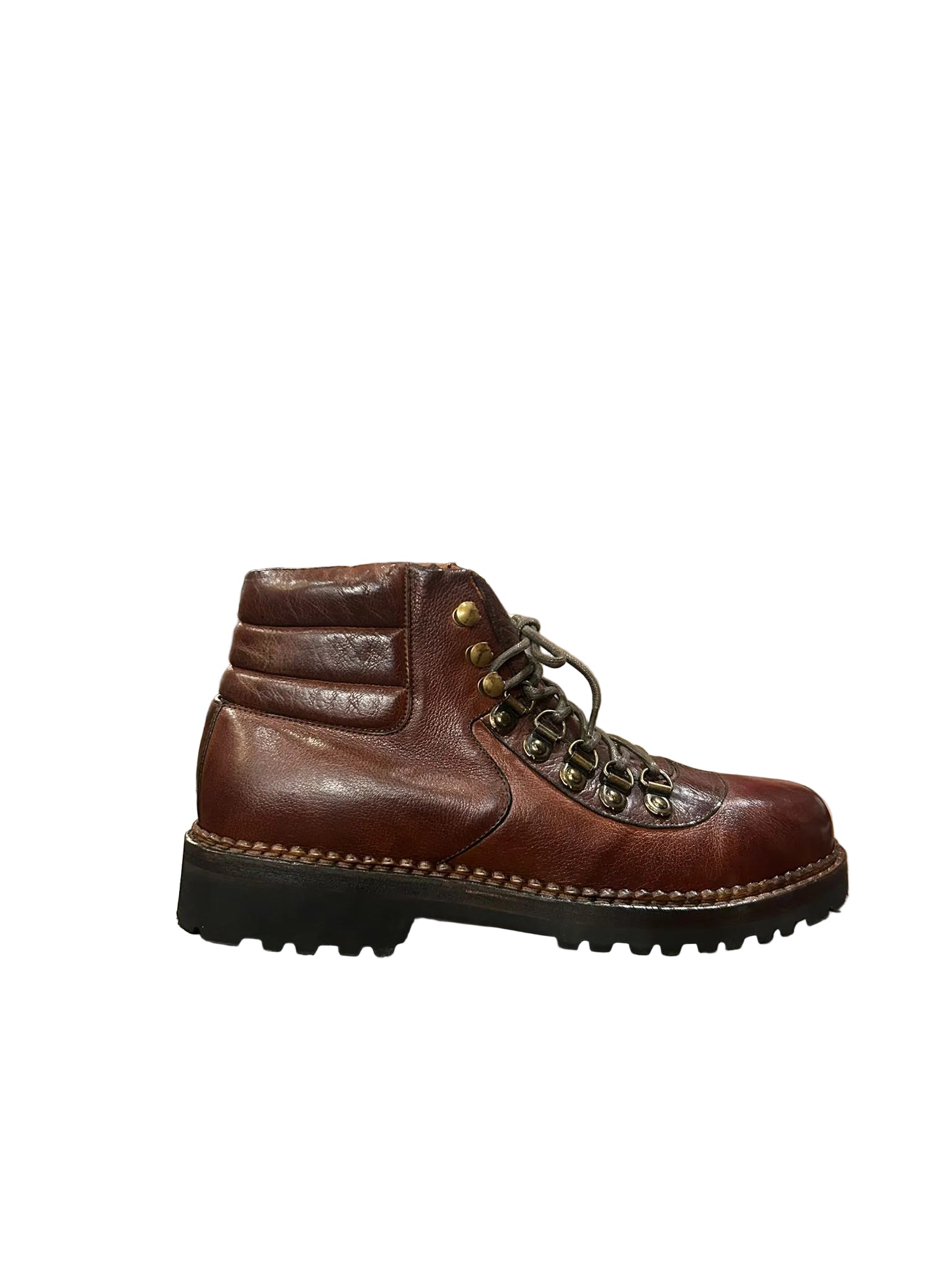 Stivaletti polacchi uomo in pelle Pelletteria Allegrini Filippo 4850 Marrone