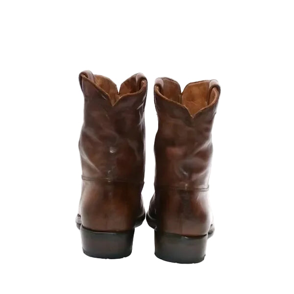 Stivaletto texano donna in pelle Pelletteria Allegrini Filippo 5258 Marrone