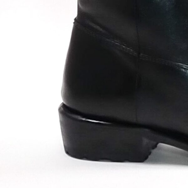 Stivaletto texano da donna in pelle pelletteria allegrini 5258 nero